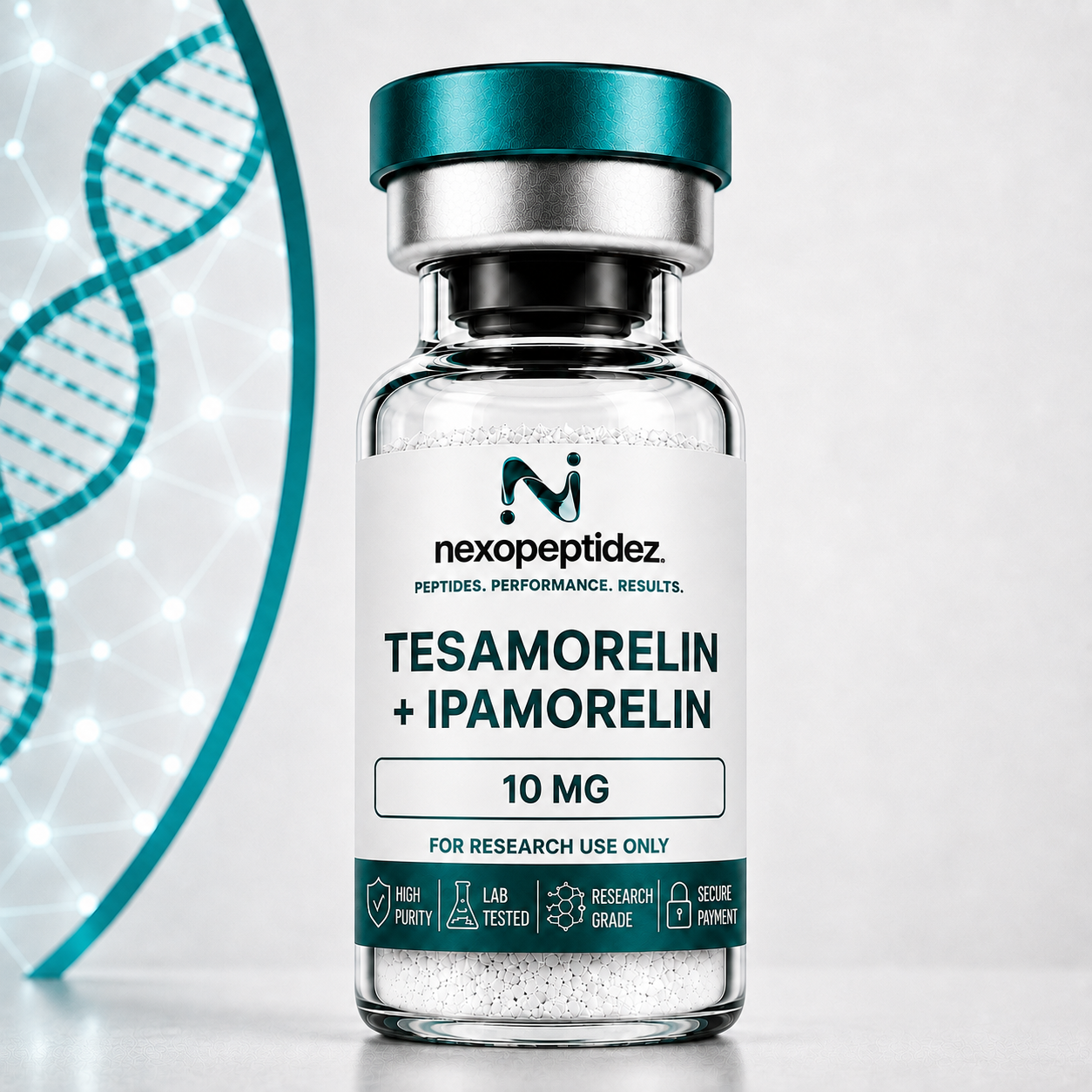 Buy Tesamorelin + Ipamorelin Research Peptide